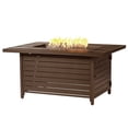 thumbnail image 1 of Aluminum 48-in Rectangular Propane Fire Table, Beads, Covers and Lid, 1 of 3