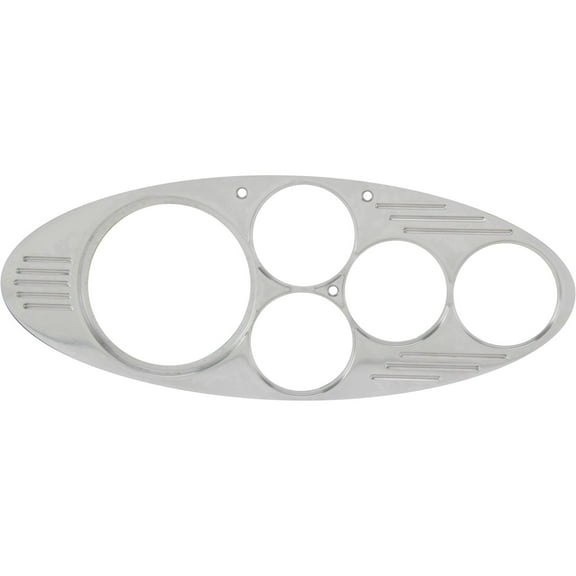 Aluminum 5 Gauge Dash Panel, 3-3/8 Inch, Fits Ford 1932 Car