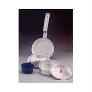 Aluminum 5 Piece Mess Kit for Camping & Outdoor Cooking - Pots Pan Set