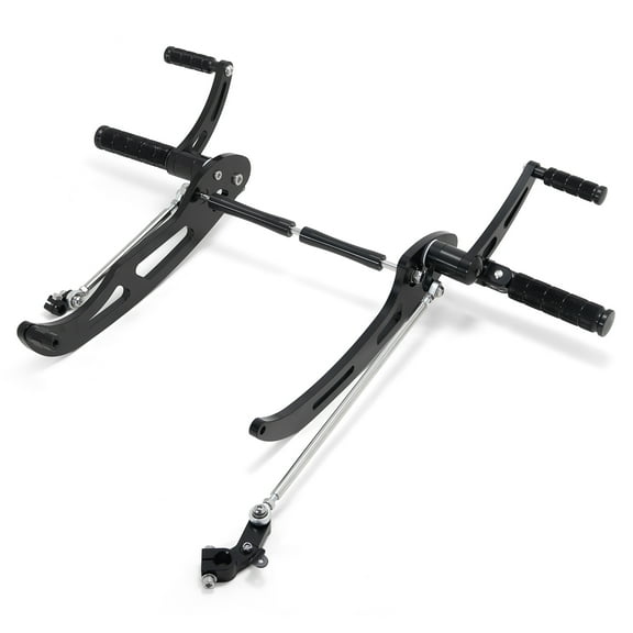 Aluminum 6" Forward controls Footpegs for Yamaha XV750 XV1100 Virago 750 1100, Black