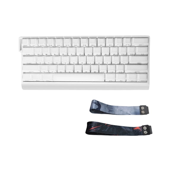 Aluminum 61Key Gaming Keyboards Rapidly Switches Space Saving RGBs Illuminations