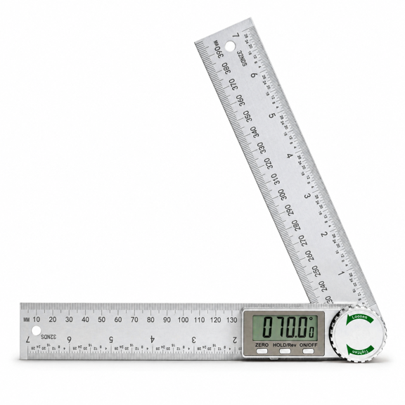 Aluminum 7 Inch Digital Angle Finder Protractor For Woodworking and DIY Carpentry