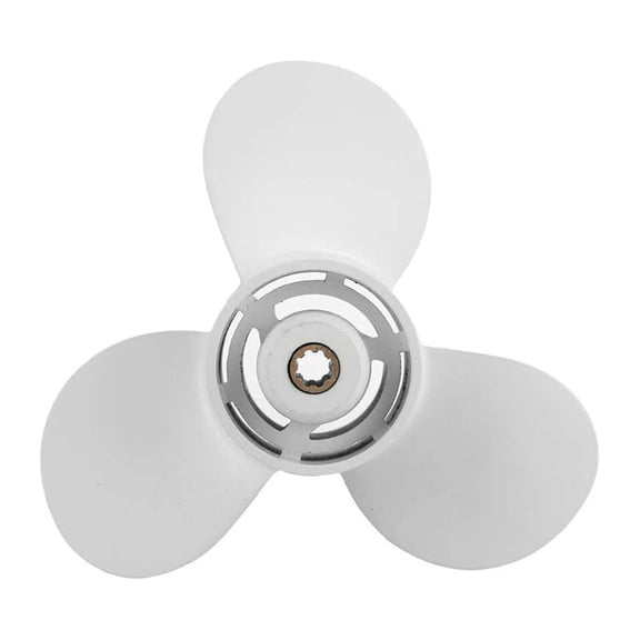 Aluminum 9 3/4inch Watercrafts Propeller 683-W4592-02EL for 9.9HP 15HP 20HP Outboards, 3Blades, Smooth Operations