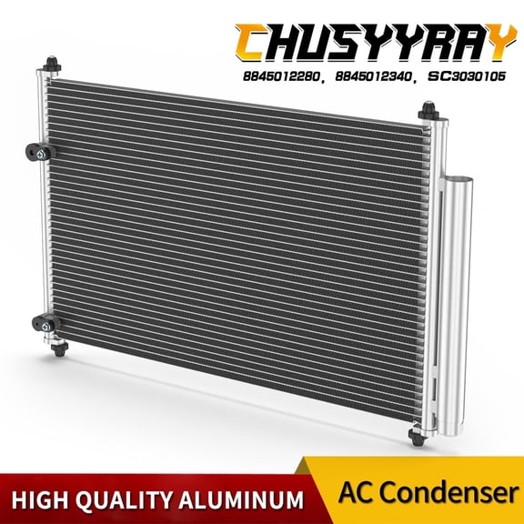 Aluminum A/C Condenser Fits 3686 for 2009 2010 2011 2012 2013 Toyota Matrix