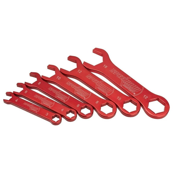 Aluminum AN Fitting Wrench Set, 6-Piece
