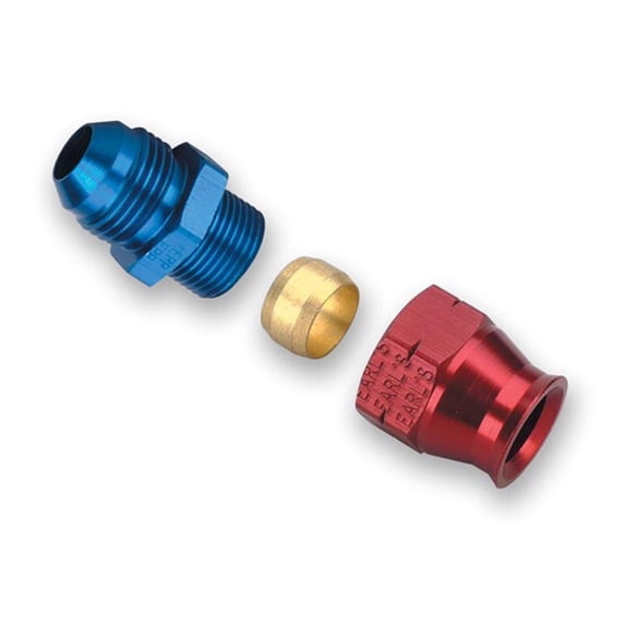 Aluminum AN to Tubing Adapter