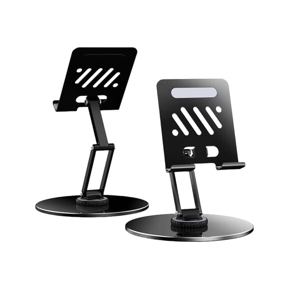 Aluminum Adjustable Tablet Stand Holder with 360 Rotating Base for Drawing Video Conferencing Watching Movie Accessories