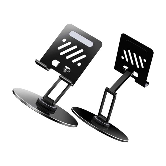 Aluminum Adjustable Tablet Stand Holder with 360 Rotating Base for Drawing Video Conferencing Watching Movie Accessories