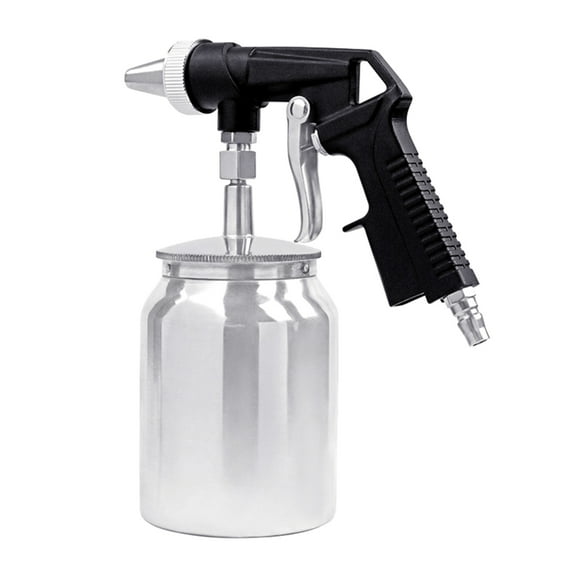 Aluminum Air Type Sandblasters Practical Sandblasting Tool With 1000ml Capacity For Various Surfaces Treatments