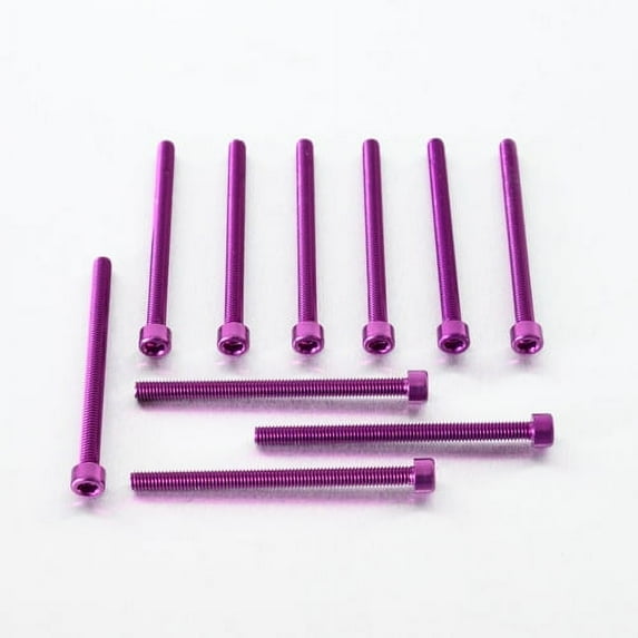 Aluminum Allen Bolt M6x(1.00mm)x80mm Pack x10