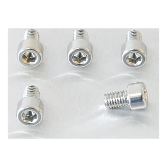 Aluminum Allen Bolt M8x(1.25mm)x12mm Pack x5