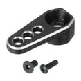 thumbnail image 1 of Aluminum Alloy 1/18 25T Steering Servo Arm Horn Black for DIY RC Car/Boat/Airplane Boat 1 Pcs, 1 of 6