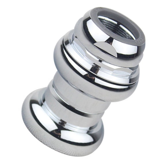 Aluminum Alloy 1 Inch Threaded Bicycle Headset for Fixed Gear Racing Bike 22.2mm Fork Stem Black