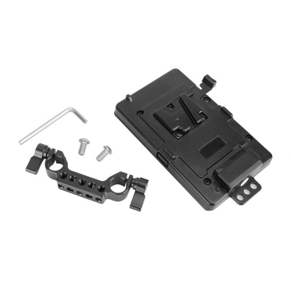 Aluminum Alloy 15MM Pipe Clamp V Lock Mounting Plate For Battery Plate