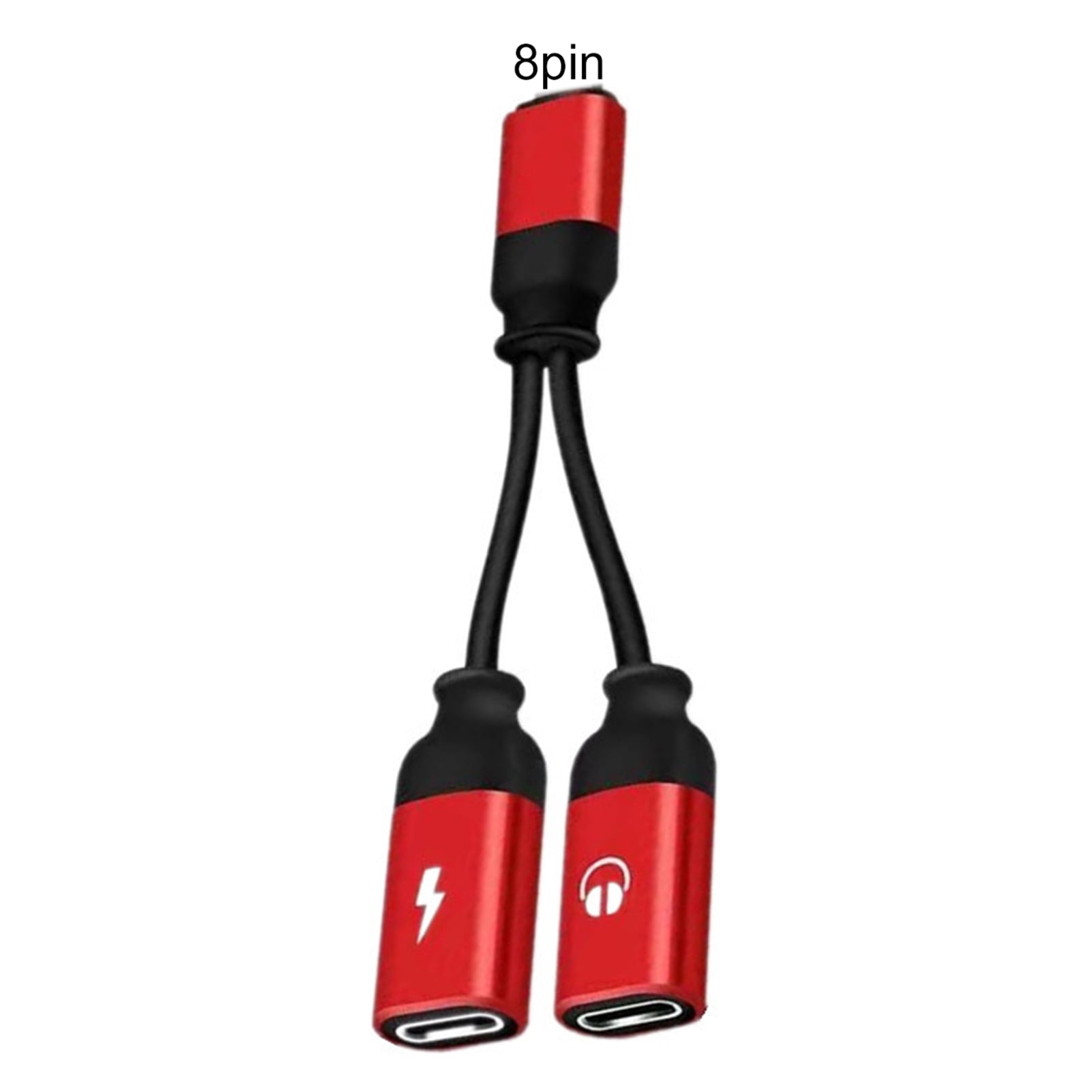 Aluminum Alloy 2-in-1 Splitter Adapter Cable Headphone Jack Fast ...