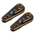 thumbnail image 1 of Aluminum Alloy 25T Steering Servo Arm Horn Gold for 1/10 RC Car/Boat/Airplane Boat Accessories 2 Pcs, 1 of 7