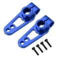 thumbnail image 1 of Aluminum Alloy 25T Steering Servo Single Sided Blue Arm Horn for RC Car/Boat/Airplane Boat Accessories 2 Pcs, 1 of 6