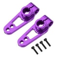 thumbnail image 1 of Aluminum Alloy 25T Steering Servo Single Sided Purple Arm Horn for RC Car/Boat/Airplane Boat Accessories 2 Pcs, 1 of 6