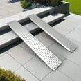 thumbnail image 1 of Aluminum Alloy 2Pcs Truck Ramps Loading，Vehicle Loading Ramp，Trailer Ramps，Shed Ramp，ATV Ramps，9" Wide Anti-Slip Surface 63" Long Lightweight 1200lb Capacity for Lawn Mowers & Dirt Bikes, 1 of 8
