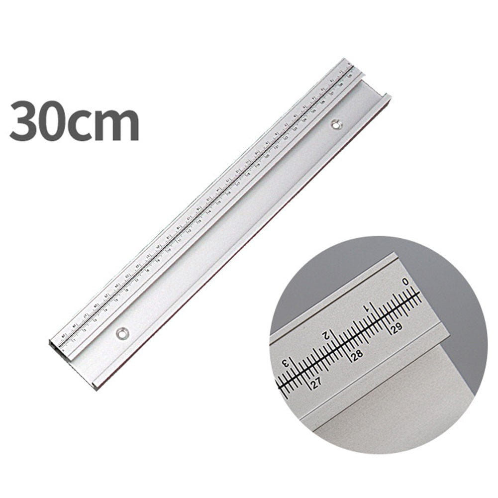 Aluminum Alloy 45Type T-Track With Scale Slot Miter Track 30-60cm DIY Table  