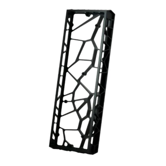 Aluminum Alloy AR60 Hollow Keyboard Case, Compatible with Wooting 60/ GH60/ MP6+/ MAD60/ GT60 Magnetic Switch Keyboards