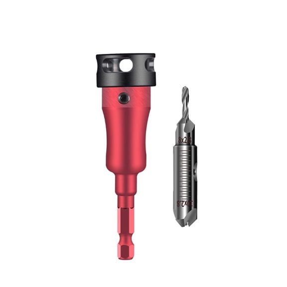 Aluminum Alloy Adjustable Depth Drill Bit Set: for Metal & Wood Drilling Tools