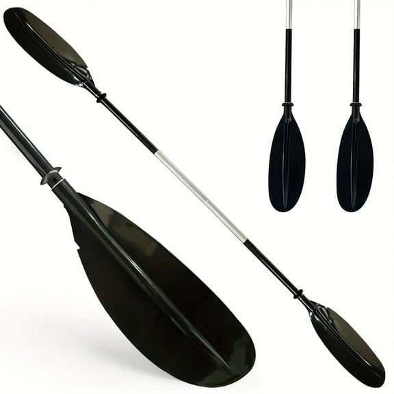 Aluminum Alloy Adjustable Paddle for Kayaking - 85.83inch, Two-way Floating Design, Reinforced PP Blades, Floating Adjustable Paddles Suitable for Outdoor Water Sports and Rowing