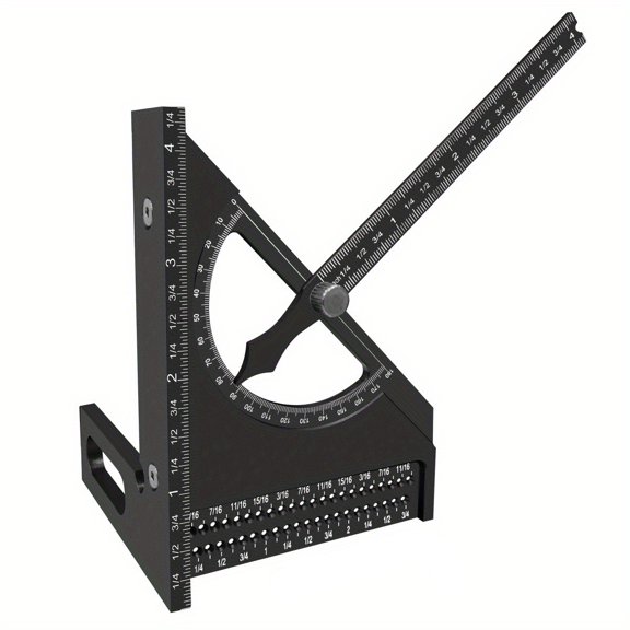 Aluminum Alloy Adjustable Ruler for Marking Lines and Angles Precisely
