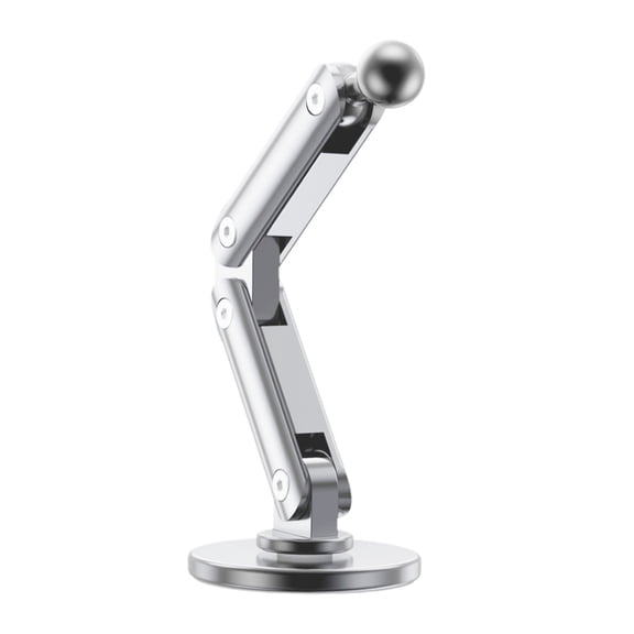 Aluminum Alloy Adjustable Strong Adhesive 17mm Ball Base Mount Bracket for Car Phone Holder Dashboard and Navigation Use