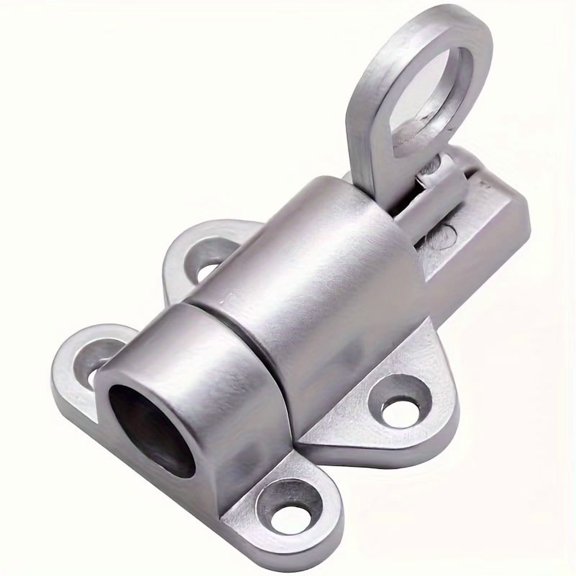 Aluminum Alloy Automatic Spring Toggle Latch for Doors and Windows - Durable Push Lock Mechanism for Home and Industrial Use