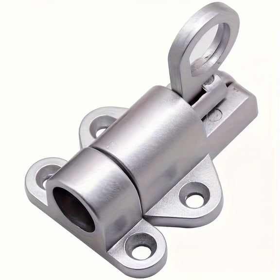 Aluminum Alloy Automatic Spring Toggle Latch for Doors and Windows - Durable Push Lock Mechanism for Home and Industrial Use