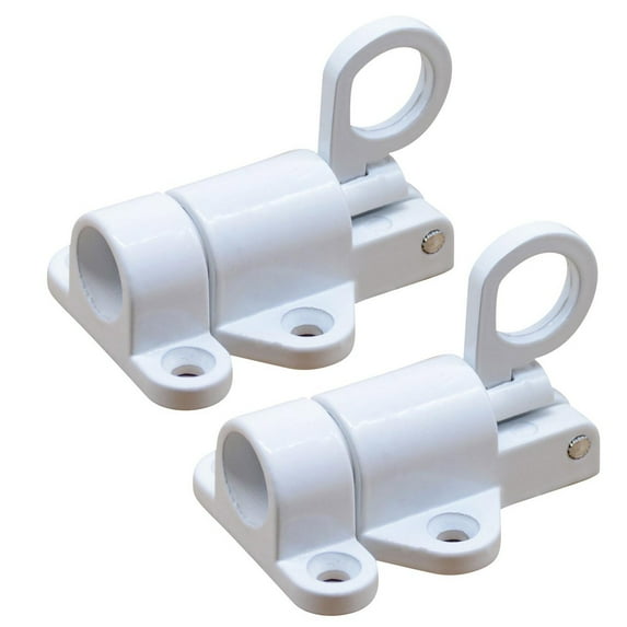 Aluminum Alloy Automatic Window Spring Lock | Easy Install Security Lock for Doors & Windows | Durable Metal Alloy | Includes 2 Locks | Enhances Safety | Compatible with Various Door Types