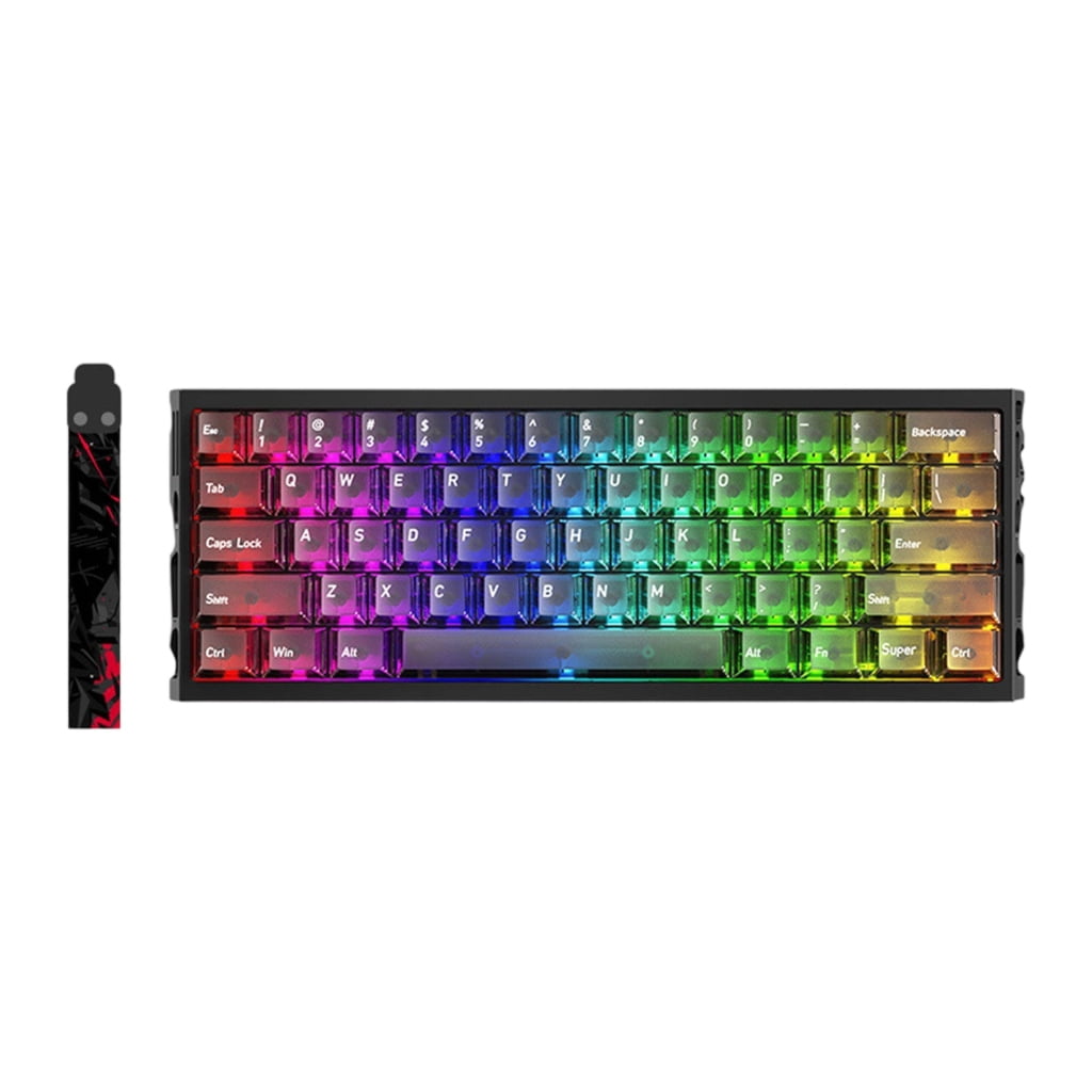 Ergonomic Mechanical Keyboards Aluminum Alloy Frame Magnetic Switches Fast Response Hollows Design Gaming And Office Use