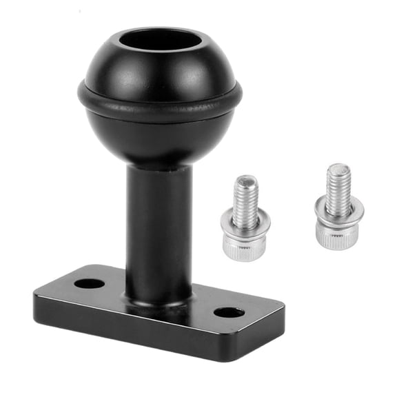 Aluminum Alloy Ball Head Adapter Pitch 27.8mm, Sandblasting Anodizing for M5 Tapped Holes