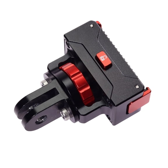 Aluminum Alloy Base Camera Mount With Rotation Type C Charging Port For Sports