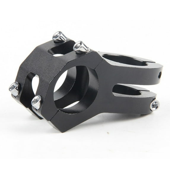 Aluminum Alloy Bicycle Short Handlebar Stem Adjustable 31 8Mm Bike Mtb Stem Is Black Fangkenuo