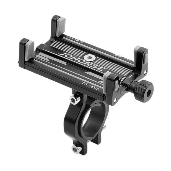 Aluminum Alloy Bike Phone Holder,360Rotatable Adjustable PhoneHolder, Telescopic BicyclePhone Mount Four Claws Lock Bike Cell PhoneHolder,for 58-88mm Phone on Scooter