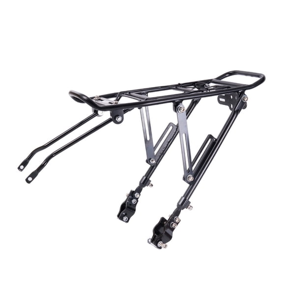 Aluminum Alloy Bike Rear Rack Adjustable Bike High Capacity Cargo Rack Cycling Equipment Stand Footstock Bicycle Luggage Carrier Racks