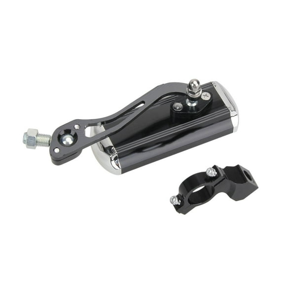 Aluminum Alloy Bike Rearview Mirror - Adjustable Angle, Shatterproof, Wide View - for Mountain Bikes/Electric Bikes, Safety Riding, Compact Design