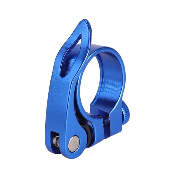 Aluminum Alloy Bike Seat Post Clamp Quick Release Bicycles Seatpost Tube Clip for Mountain Bike Road Bike Folding Bikes