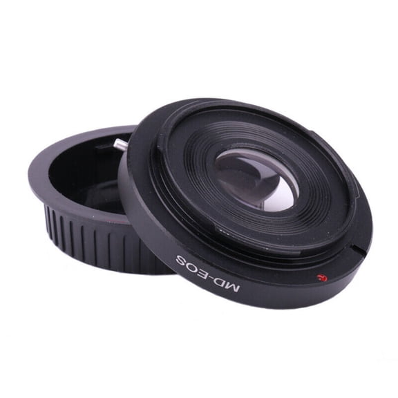 Aluminum Alloy+Brass MD-EOS Camera Lens Adapter + Camera Lens Cap Mount For Minolta for Canon