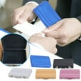 thumbnail image 1 of Aluminum Alloy Business Card Holder Sleek Suitcase Style Name Card Case, Portable Card Bag Organizer for Professional Use, 1 of 4