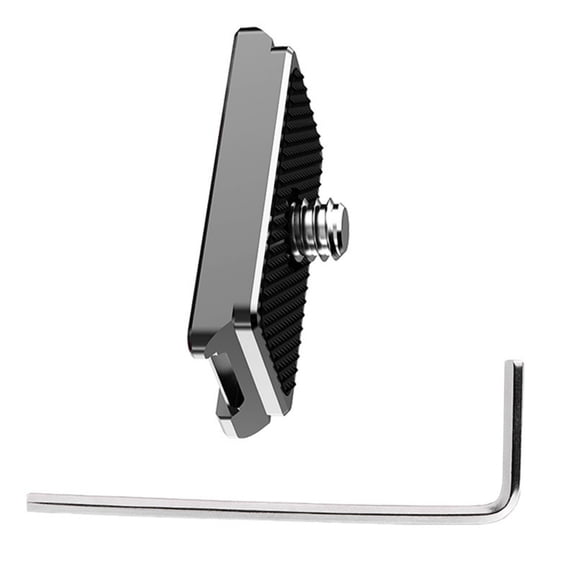 Aluminum Alloy Camera Mount Bracket - Cold Shoe Adjustable Quick Installation for Sport Accessories