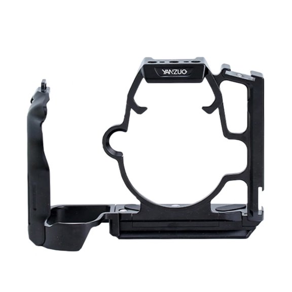 Aluminum Alloy Camera Protection Cage Rig Stabilizer Frame For LUMIX GH6 / GH7 Camera(Black)