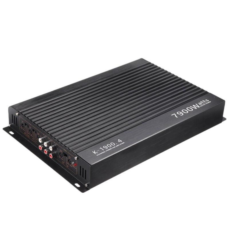 Aluminum Alloy Car Audio Amplifier 7900W 12V 4 Channel Stereo Power ...
