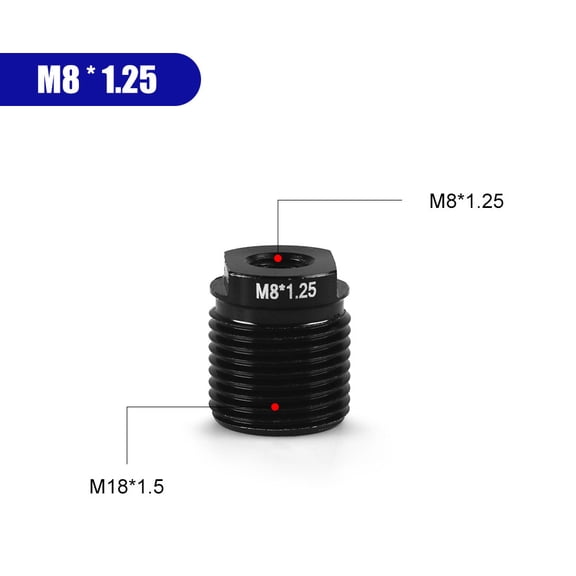 Aluminum Alloy Car Shift Knob Adapter with Inside Thread M8*1.25/M10*1.25/M12*1.25/M14*1.5/M10*1.5 Universal Car Knob