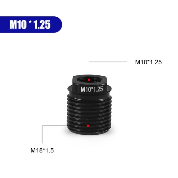 Aluminum Alloy Car Shift Knob Adapter with Inside Thread M8*1.25/M10*1.25/M12*1.25/M14*1.5/M10*1.5 Universal Car Knob