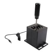 Aluminum Alloy Carbon Fiber Racing Simulator Shifter For Logitech G27 G29 T300 Realistic Manual Gear Shift Gaming Accessory