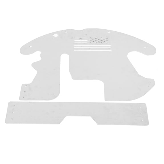Aluminum Alloy Catalytic Converter Shield Anti Theft Protection Defender Replacement Set Compatible with Toyota Prius 2010-2015 Models Heavy Duty Underbody Engine Guard Plate Cover