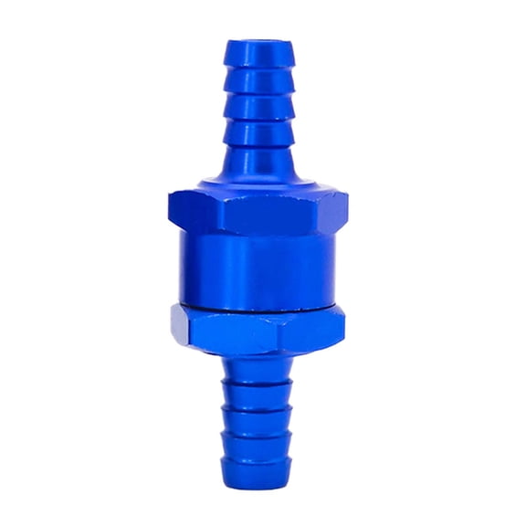 Aluminum Alloy Check Valve, One-Way Non-Return Valve for Oil, Water, and Gas - Durable Double-Insert & 1/4-Inch Configurations, Ideal for Pressure Reduction Systems